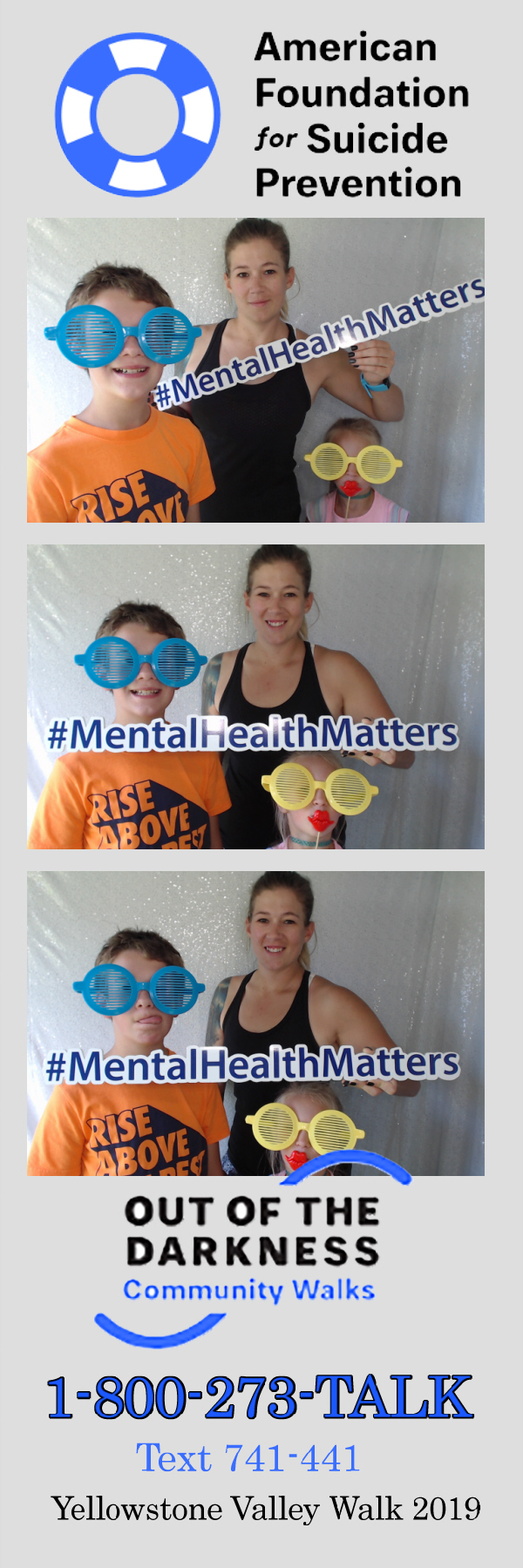 Out of the Darkness Walk 2019 | View more photos from the event at gallery.photoboothbillings.com/u/PhotoBoothBillings/Out-of-the-Darkness-Walk-2019